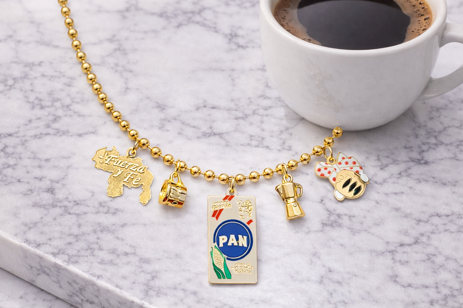 Vzla Necklace Arepita