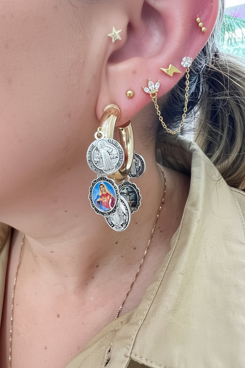 Earring hoops Santos