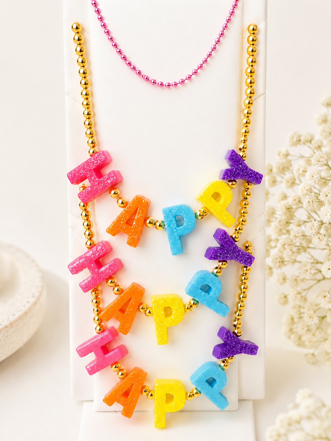 Necklace Happy
