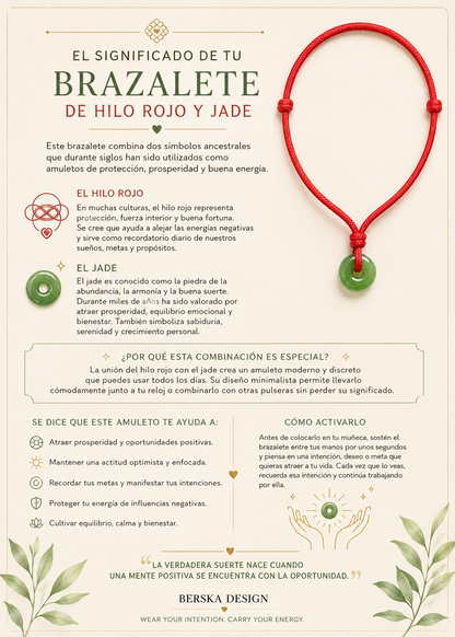 Hilito rojo Jade mini Protección