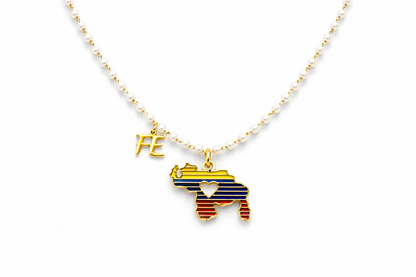 VZLA necklace Perlas Fe