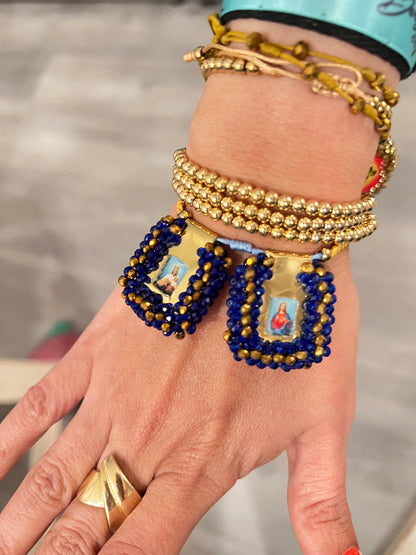 Bracelet Escapulario macramé