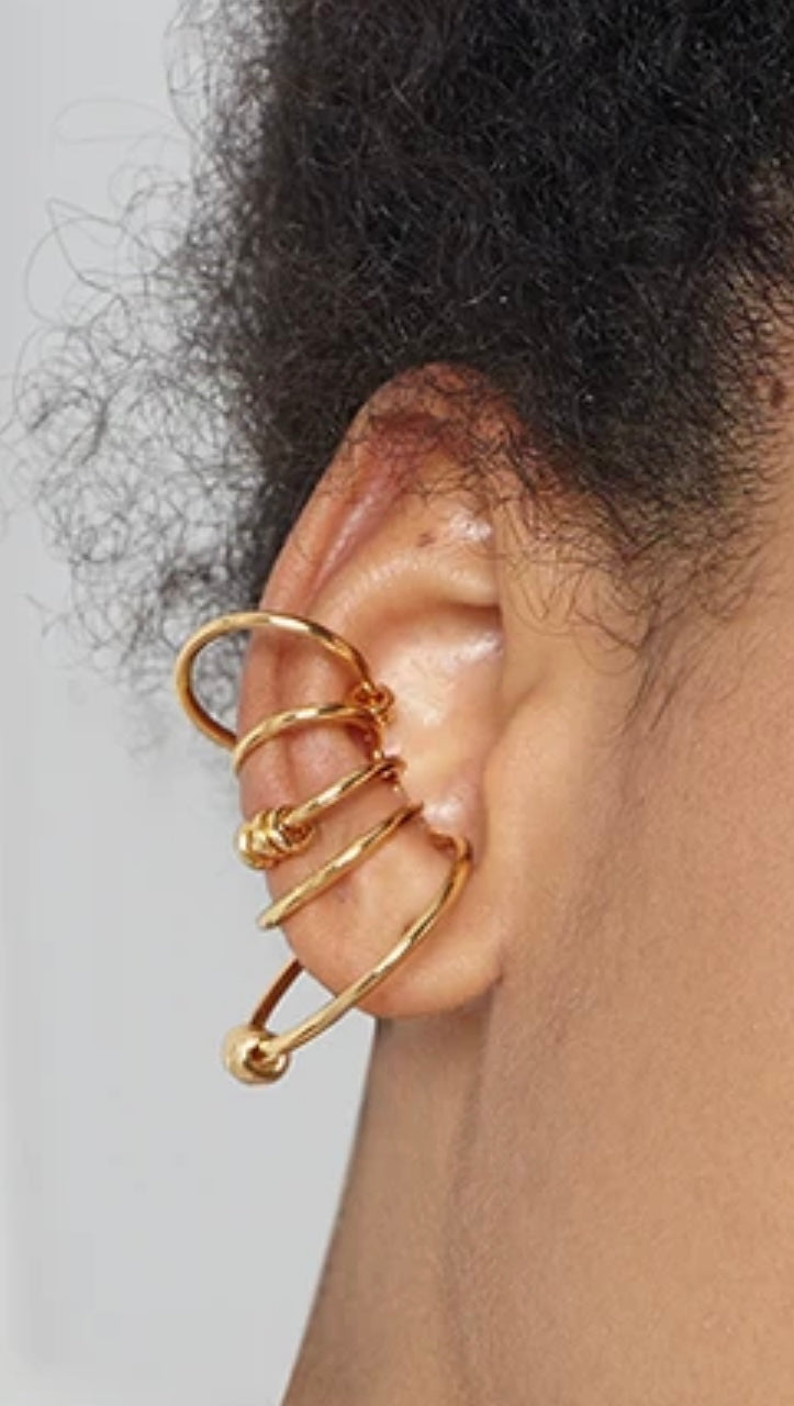 Ear cuff 5 rings