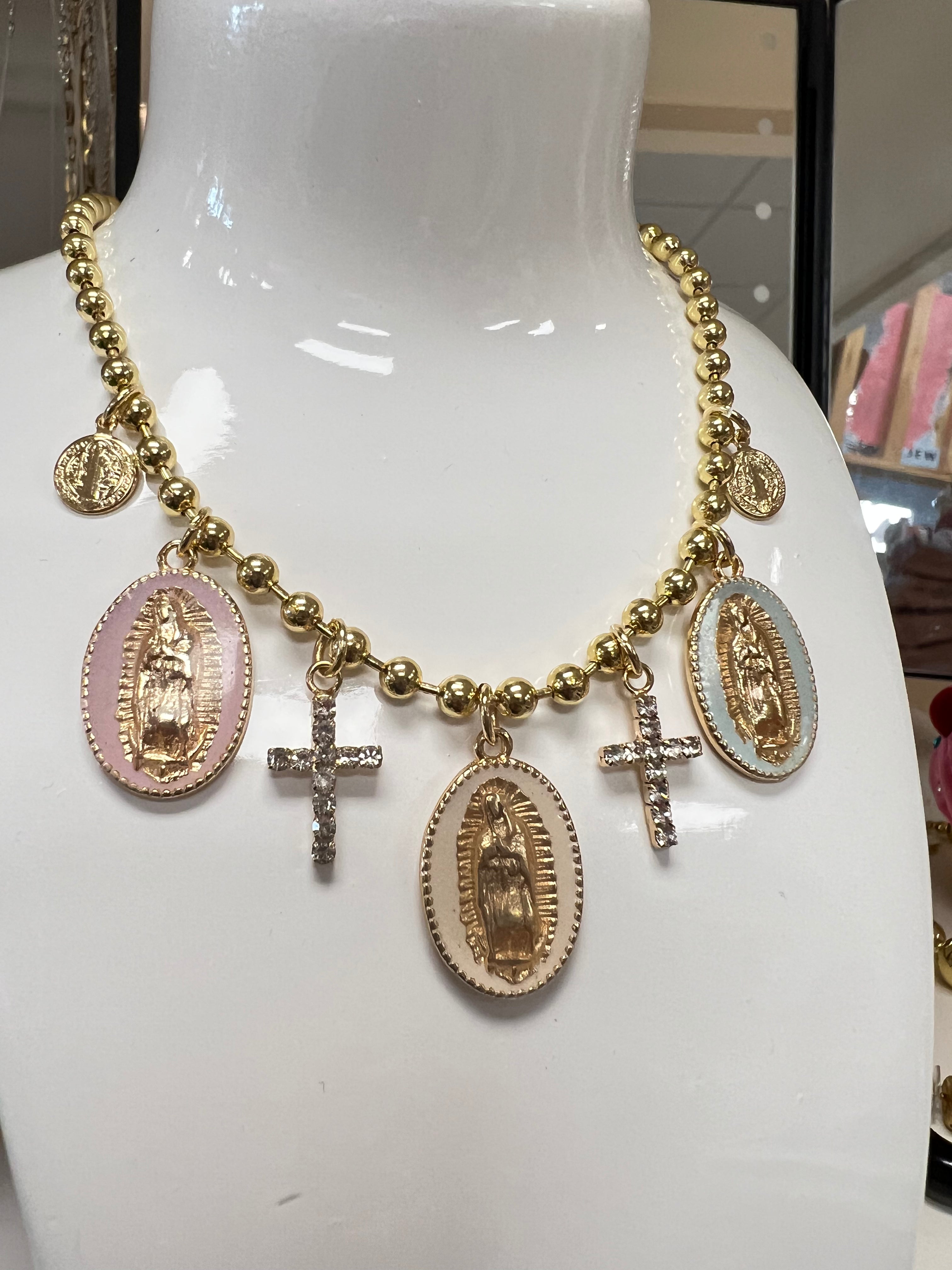 Necklace Virgen de Guadalupe