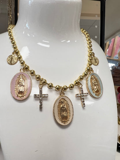 Necklace Virgen de Guadalupe